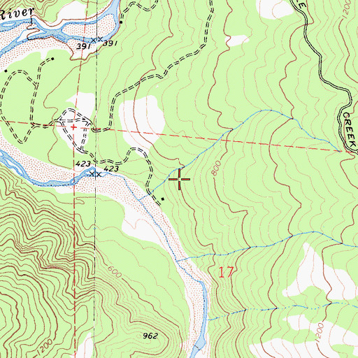 Topographic Map of Arcata Division, CA