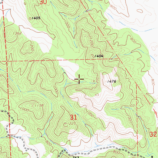 Topographic Map of Arroyo Grande Division, CA