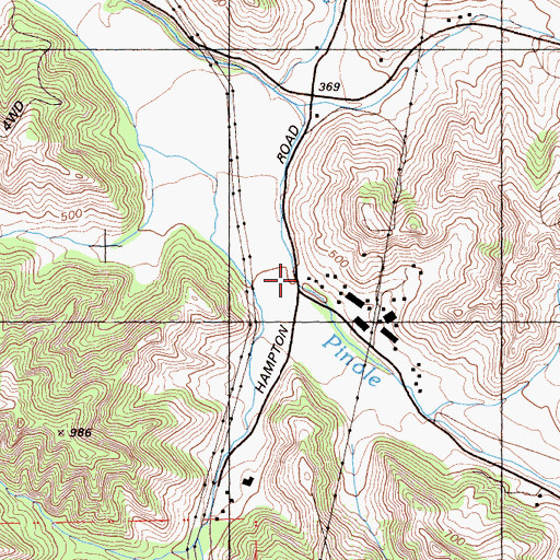 Topographic Map of Briones Division, CA