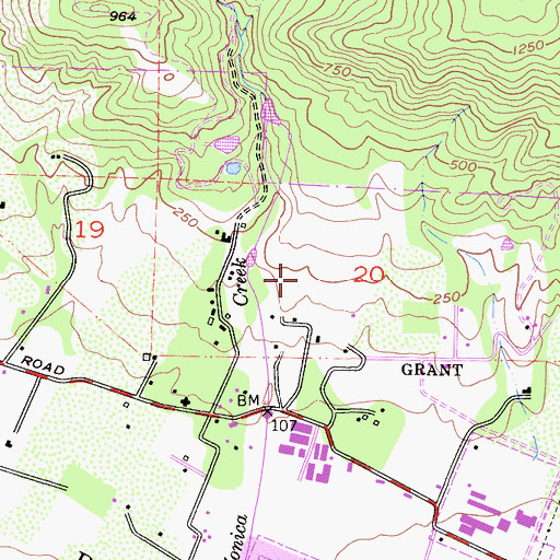 Topographic Map of Carpinteria Division, CA