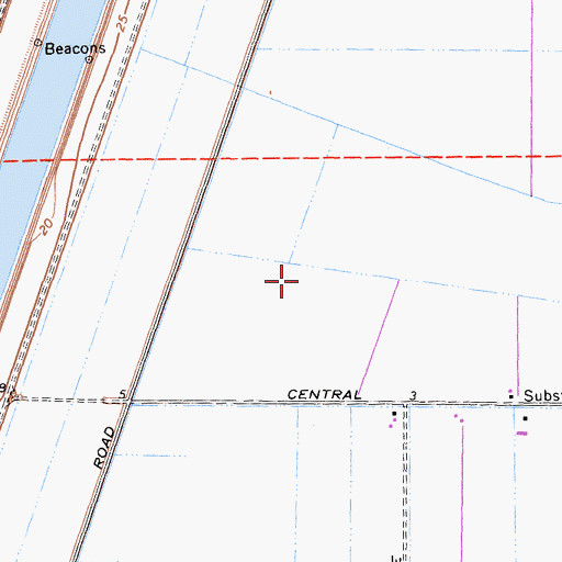 Topographic Map of Clarksburg Division, CA