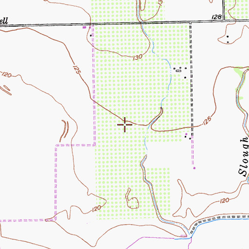 Topographic Map of Durham Division, CA