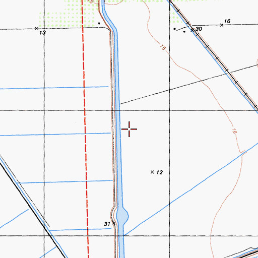 Topographic Map of East Yolo Division, CA