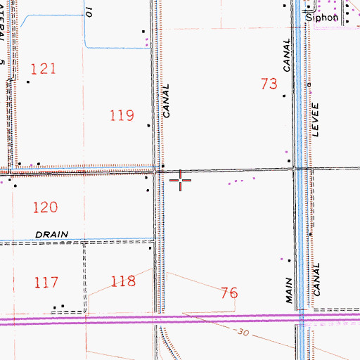 Topographic Map of El Centro Division, CA