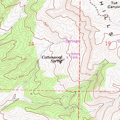 Topographic Map of Esparto Division, CA