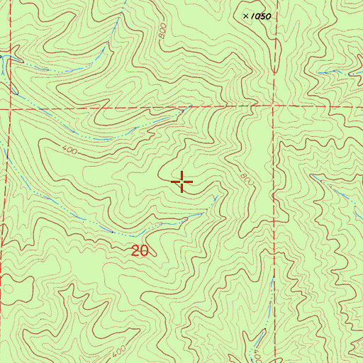 Topographic Map of Eureka Division, CA