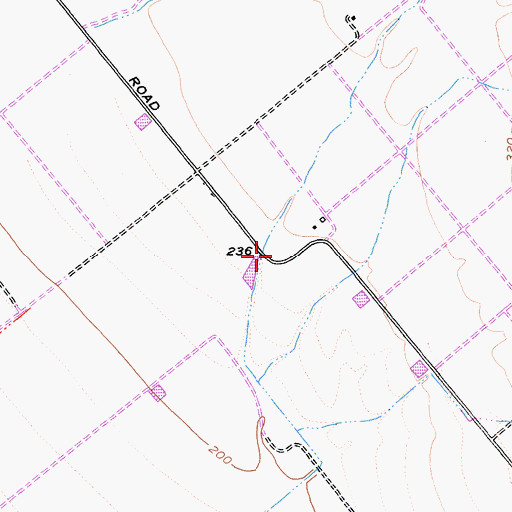 Topographic Map of Gonzales Division, CA