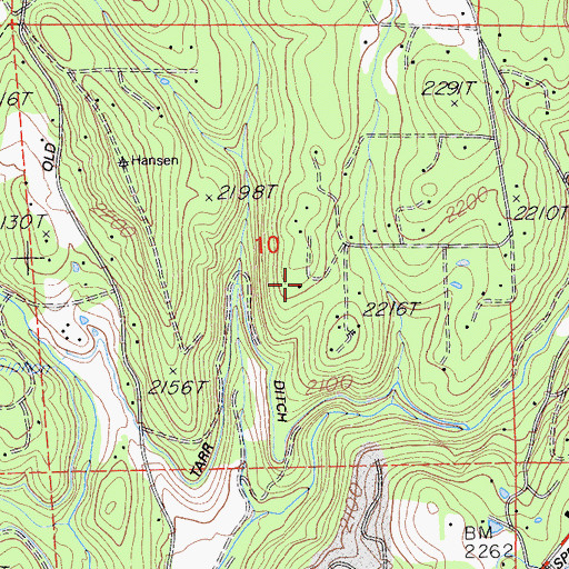 Topographic Map of Grass Valley Division, CA