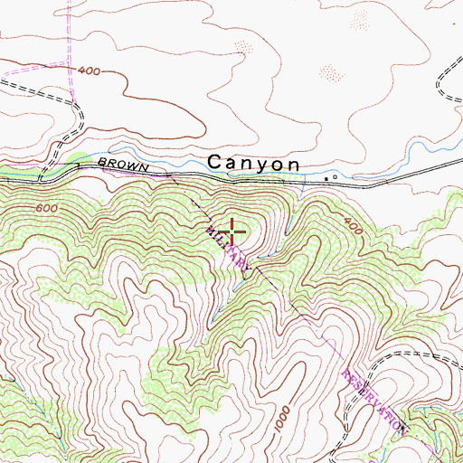 Topographic Map of Guadalupe Division, CA