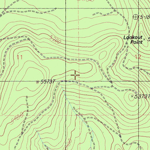 Topographic Map of McCloud-Medicine Lake Division, CA