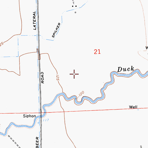 Topographic Map of Merced Division, CA