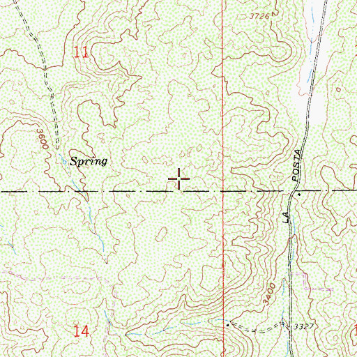 Topographic Map of Mountain Empire Division, CA