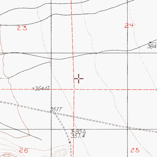 Topographic Map of Newberry Springs-Baker Division, CA