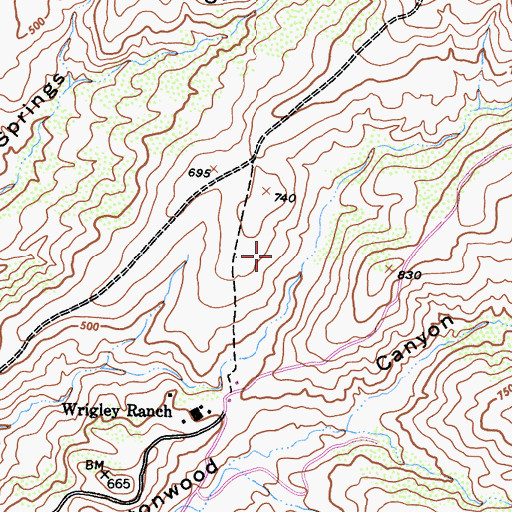 Topographic Map of Palos Verdes Division, CA