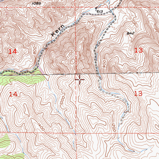 Topographic Map of Patterson Division, CA
