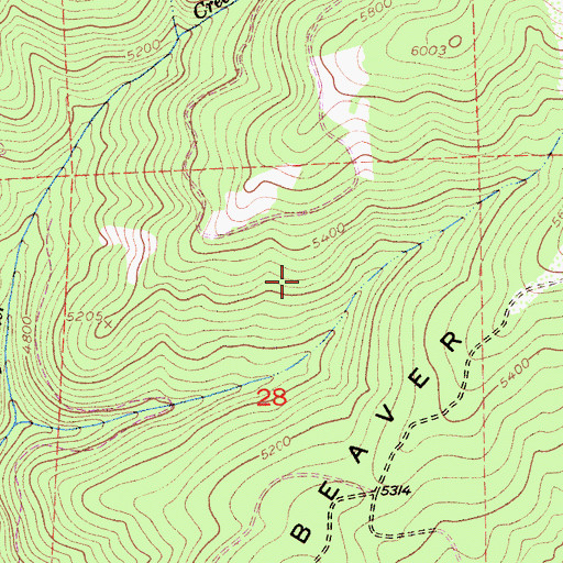 Topographic Map of Pine Grove-Silver Lake Division, CA