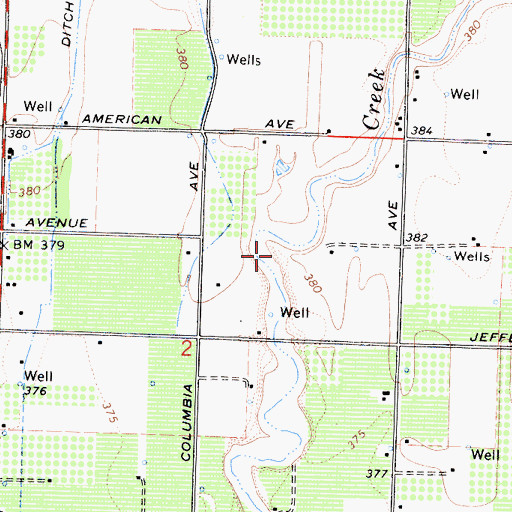 Topographic Map of Reedley Division, CA