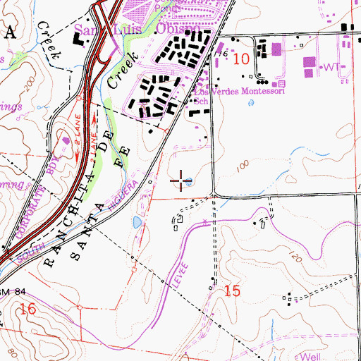 Topographic Map of San Luis Obispo Division, CA