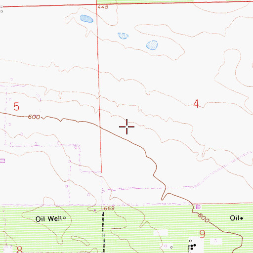Topographic Map of Santa Maria Division, CA