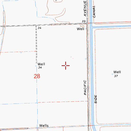 Topographic Map of South Sutter Division, CA