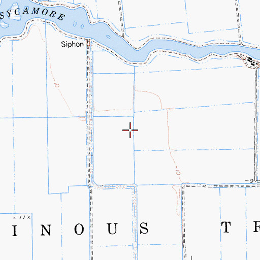 Topographic Map of Thornton Division, CA