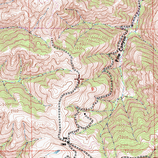 Topographic Map of Toro Park Division, CA