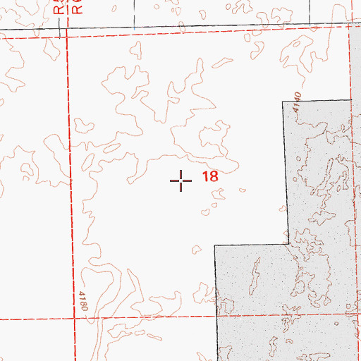 Topographic Map of Newell Division, CA