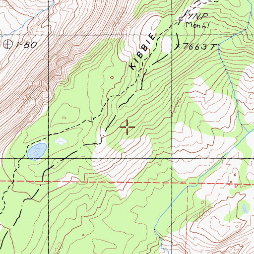 Topographic Map of Twain Harte-Tuolumne City Division, CA