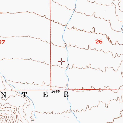Topographic Map of Twentynine Palms-Yucca Valley Division, CA