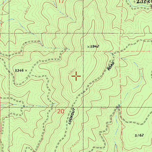 Topographic Map of Arnold-West Point Division, CA