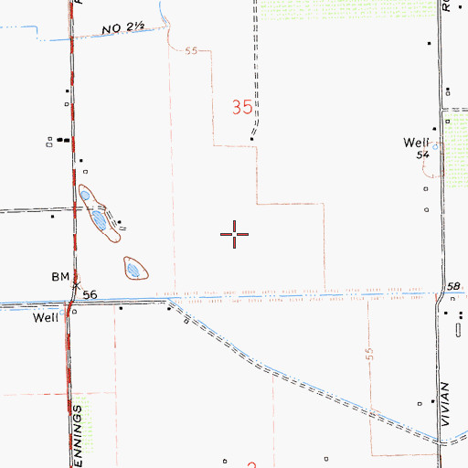 Topographic Map of Westport Division, CA