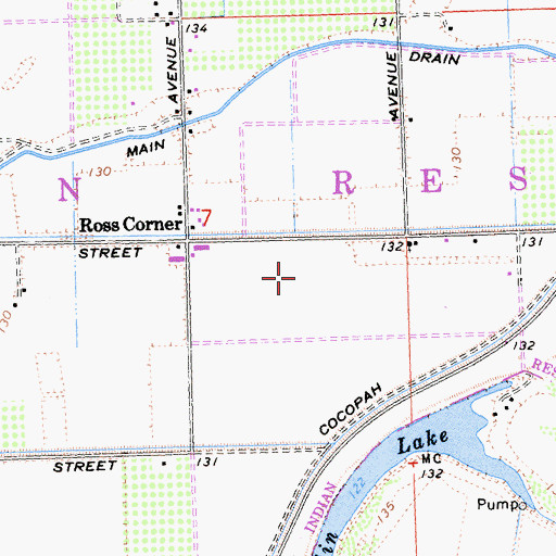 Topographic Map of Winterhaven-Bard Division, CA