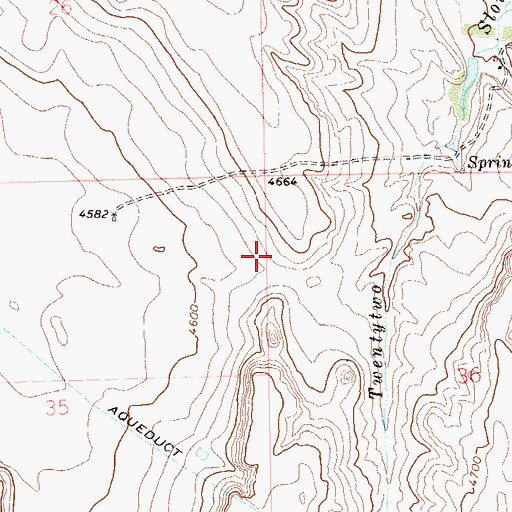Topographic Map of Akron Division, CO