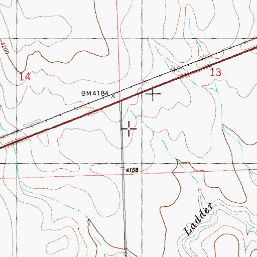 Topographic Map of Cheyenne Wells Division, CO