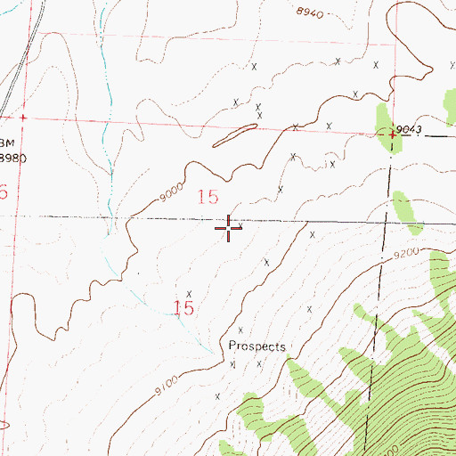 Topographic Map of Cochetopa Division, CO