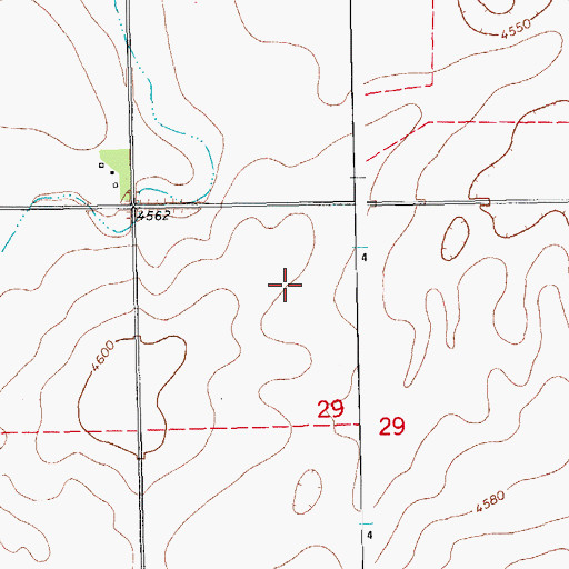 Topographic Map of Cope Division, CO