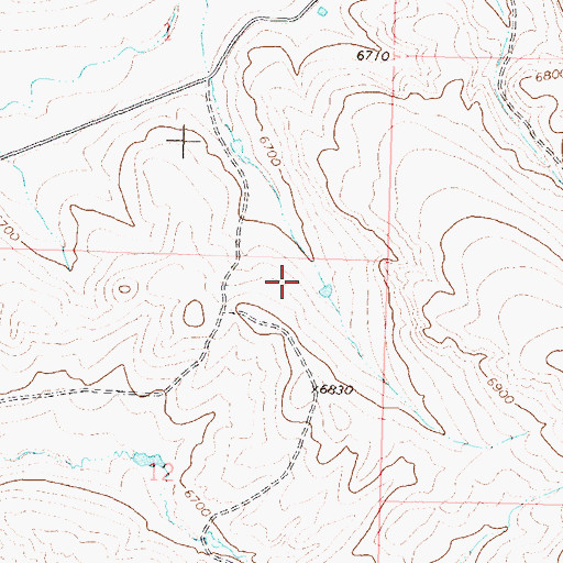 Topographic Map of Craig Division, CO