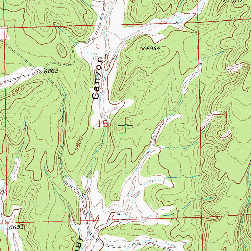 Topographic Map of Durango Southwest Division, CO