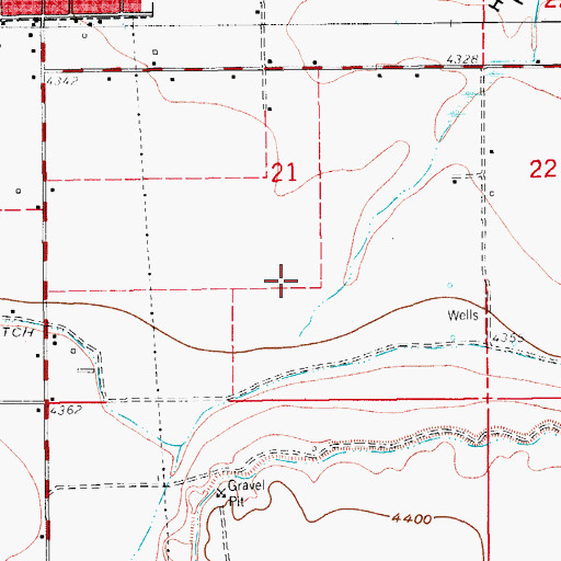 Topographic Map of Fowler Division, CO