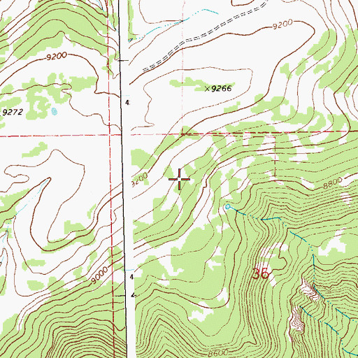Topographic Map of Glade Park-Gateway Division, CO