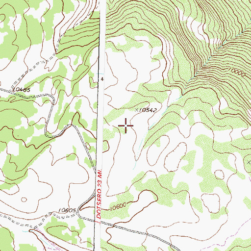 Topographic Map of Glenwood Springs Division, CO