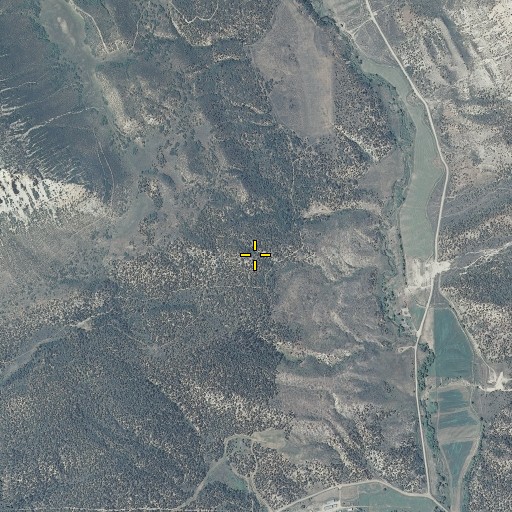 Aerial/Satellite Image of West Garfield Division, CO