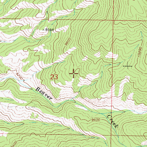 Topographic Map of Gunnison Division, CO