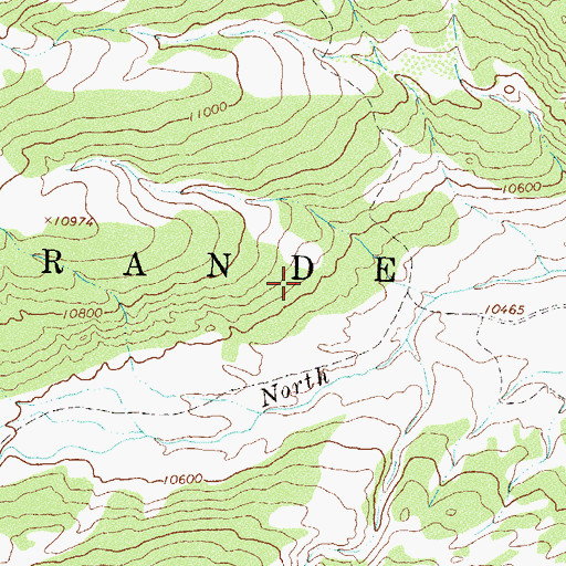 Topographic Map of Lake City Division, CO