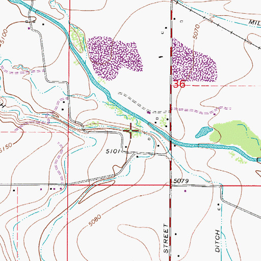 Topographic Map of Longmont Division, CO