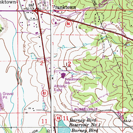 Topographic Map of Parker Division, CO