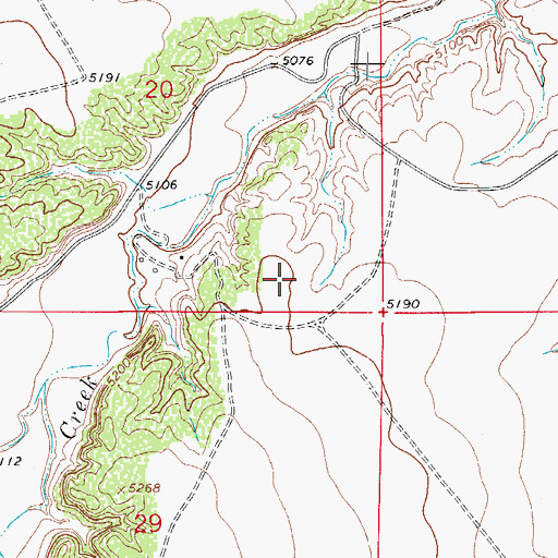 Topographic Map of Pueblo Division, CO