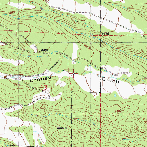 Topographic Map of Salida Division, CO