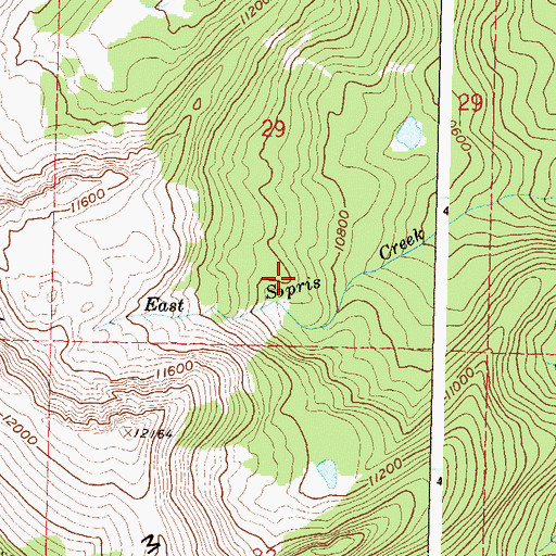 Topographic Map of Snowmass Village Division, CO