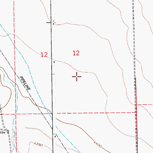 Topographic Map of Sugar City Division, CO